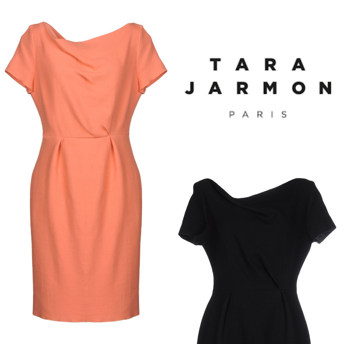 TARA JARMON ★ 半袖ウール タイトワンピース