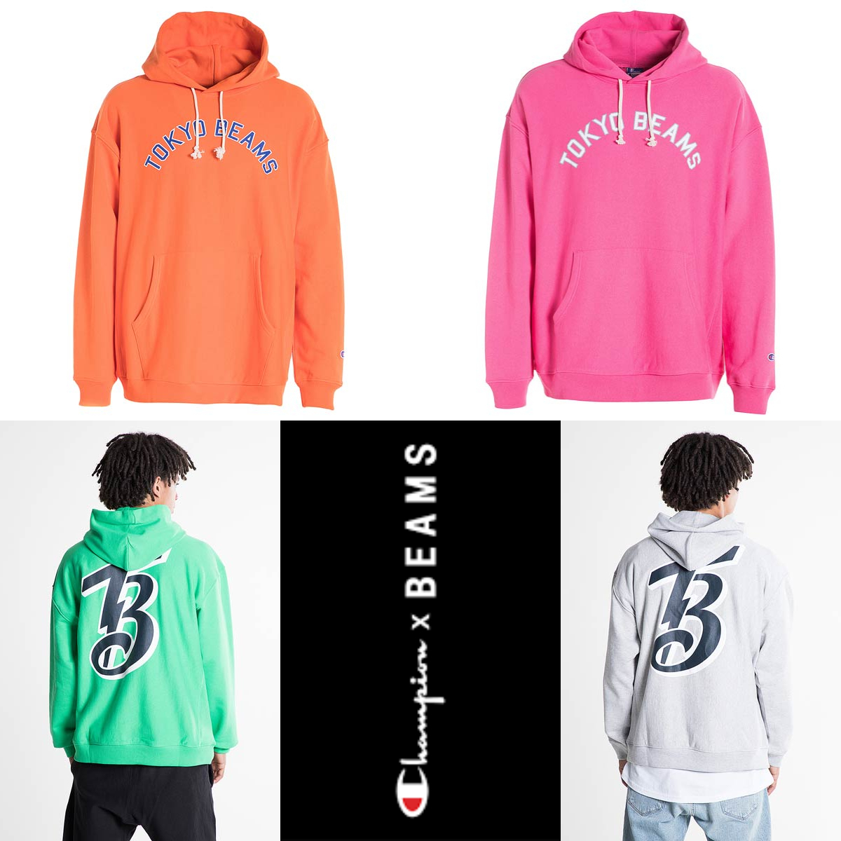 CHAMPION REVERSE WEAVE X BEAMS ☆ フーディー