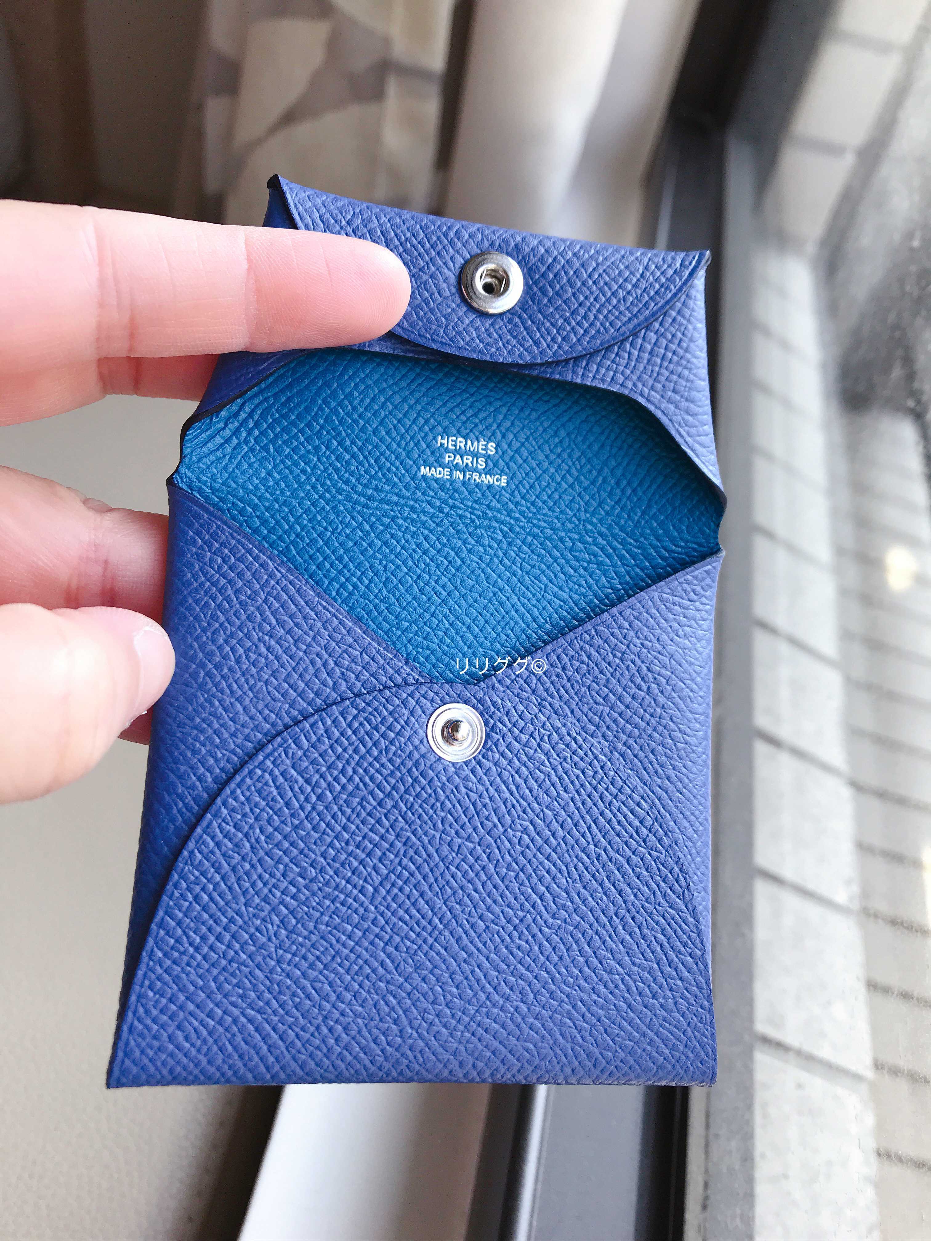 エルメス バスティア ブルーアトール コインケース ファッション小物