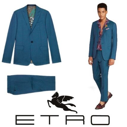 エトロ スーツ - www.csicargo.com.br 【数々のアワードを受賞】 ETRO エトロ スーツ セットアップ テーラードジャケット