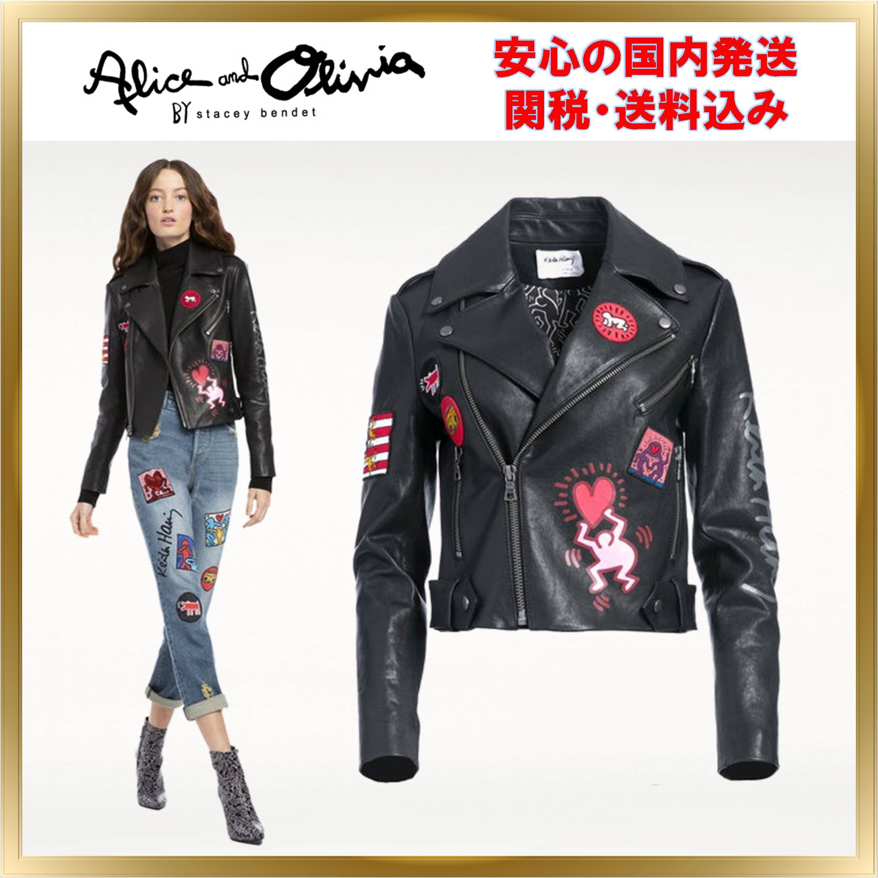 正規品販売! 人気◆Alice+Olivia◆KEITH HARING 関税送料込 ジャケット CODY ジャケット 正規品販売! 人気◆Alice+Olivia◆KEITH HARING 関税送料込 ジャケット CODY ジャケット