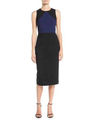 1点即発!★ダイアンDVF★素敵なTailored colorblock MIDI ドレス