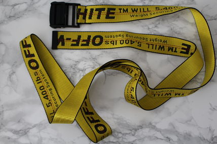 イエロー（黄色）系 Off-White(オフホワイト) ベルト(メンズ