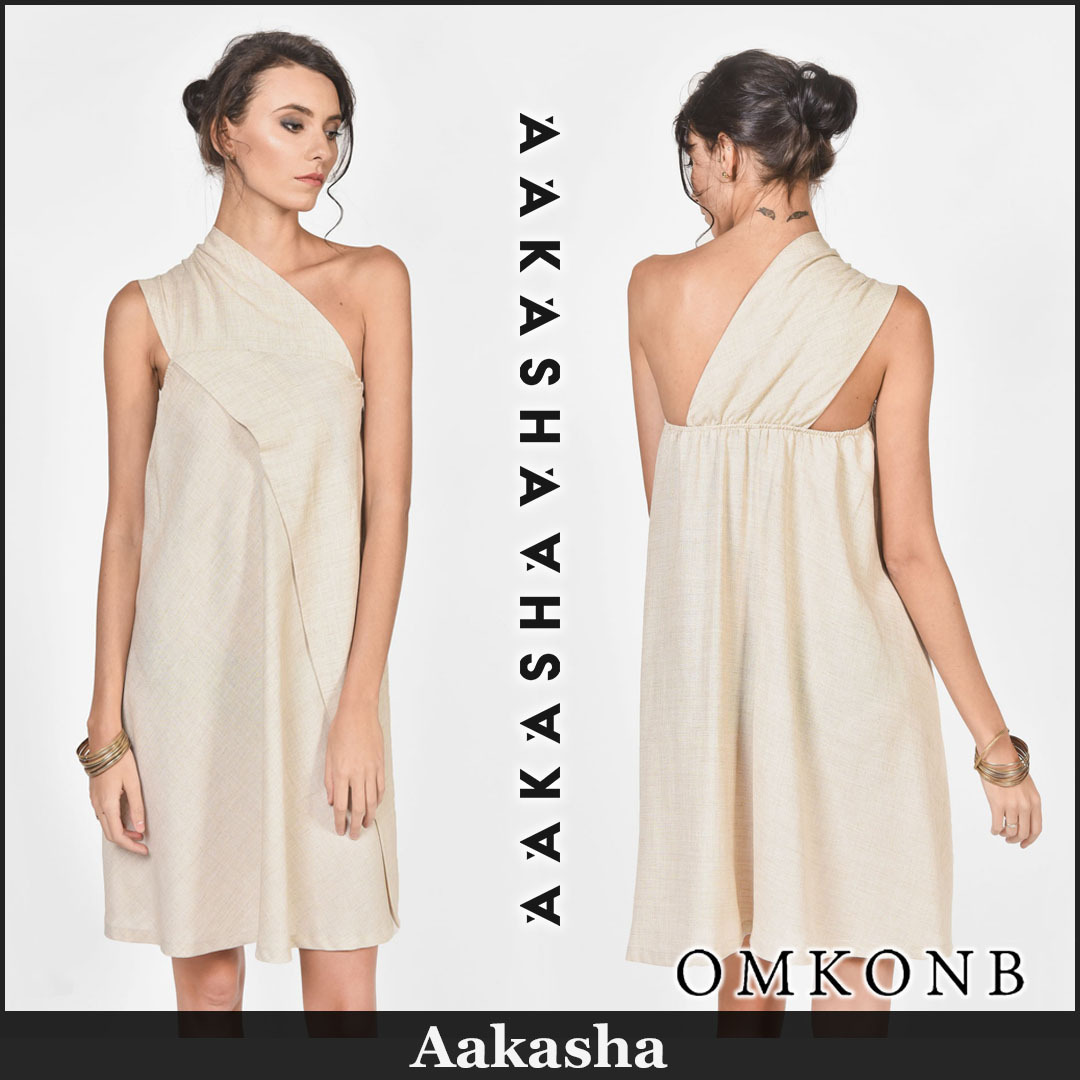 【好評にて期間延長】 【国内発送・関税込】Aakasha ワンショルダーミニワンピース ワンピース 【好評にて期間延長】 【国内発送・関税込】Aakasha ワンショルダーミニワンピース ワンピース
