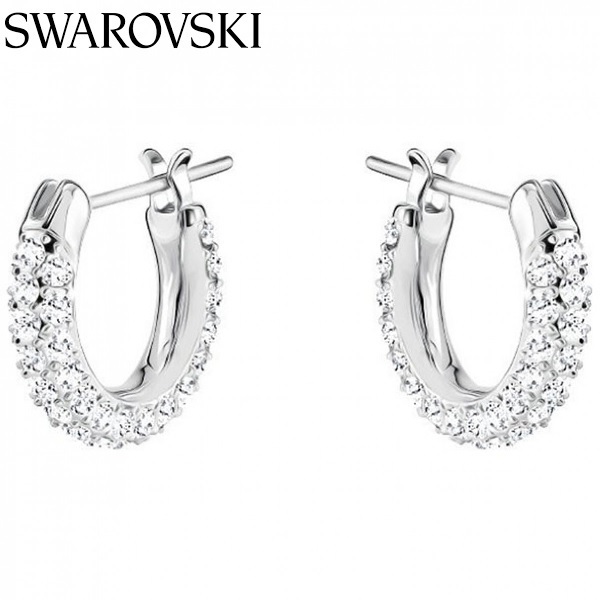 即発★SWAROVSKI★スワロフスキー STONE ピアス シルバー/クリア