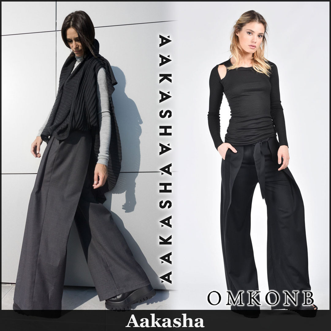 何でも揃う 【国内発送・関税込】Aakasha リボンベルワイドレッグパンツ パンツ 何でも揃う 【国内発送・関税込】Aakasha リボンベルワイドレッグパンツ パンツ