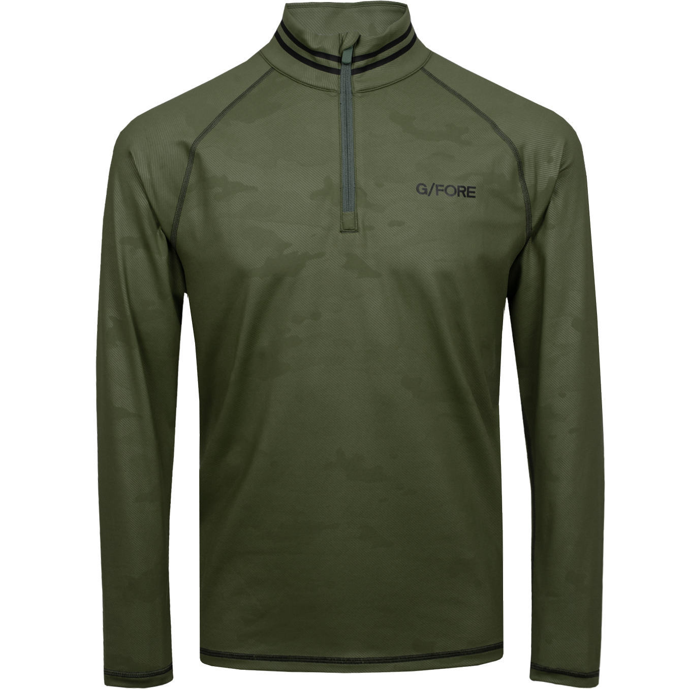 G FORE メンズ・トップス 日本未販売 G/FOREエンボスOLIVEカモメンズゴルフミッドレイヤー(4)