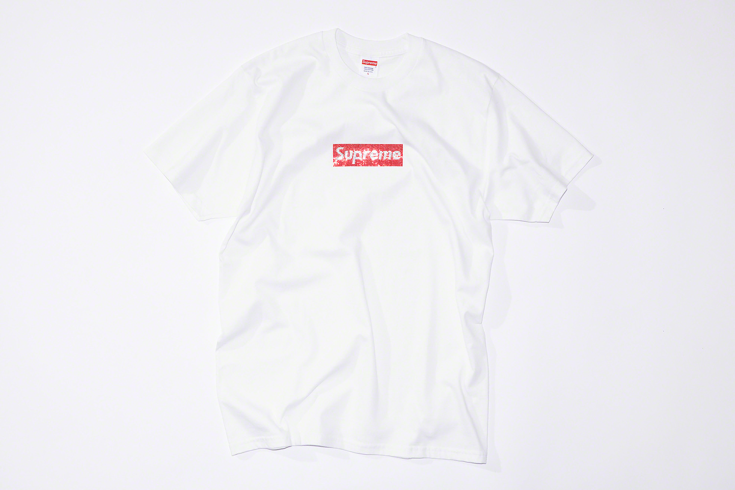 9 WEEK Supreme SS 19 ★ Swarovski Box Logo T-Shirt