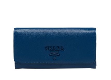 ブルー(青)系 ミラノ PRADA(プラダ) 長財布(レディース) - 海外通販 ...