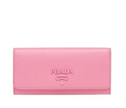 ピンク系 ミラノ PRADA(プラダ) 長財布(レディース) - 海外通販のBUYMA