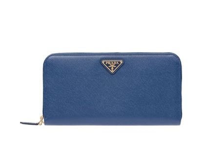 ブルー(青)系 ミラノ PRADA(プラダ) 長財布(レディース) - 海外通販 ...