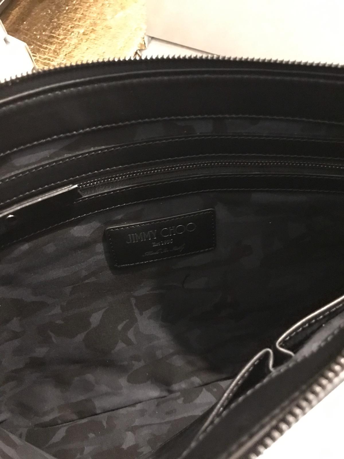 JIMMY CHOO《日本未入荷》ミックススタッズ レザーDEREK グレー