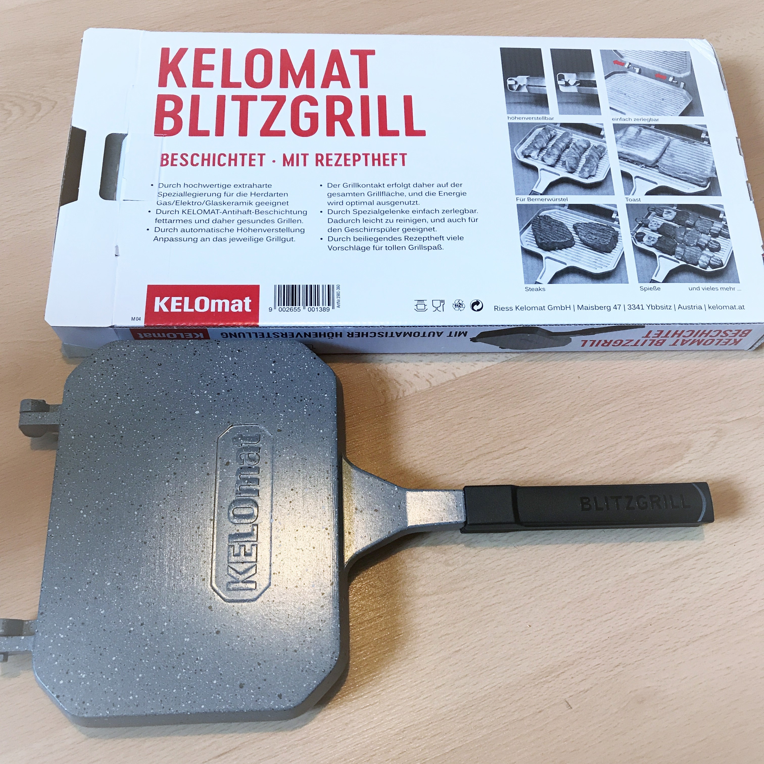 ｵｰｽﾄﾘｱ kelomat ホットサンドメーカー