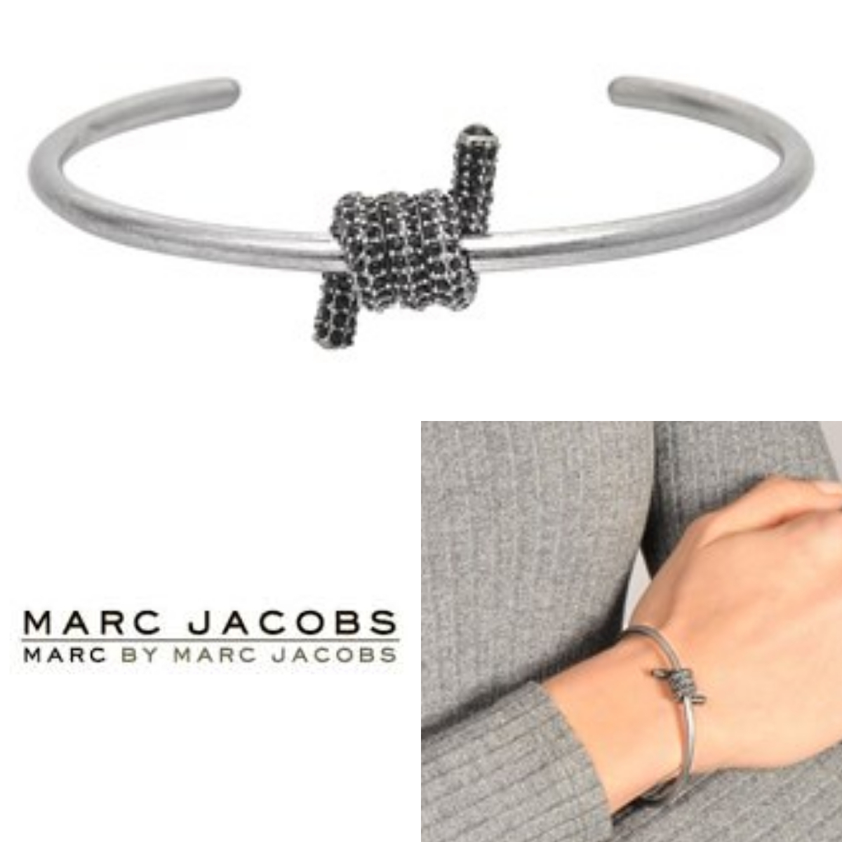 Marc Jacobs ☆ シルバーバングル