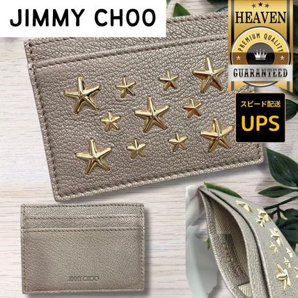 Jimmy Choo JC CARD ゴールド カードケース JIMMY CHOO カードホルダー ダブルチェーン NIH ゴールド (Jimmy