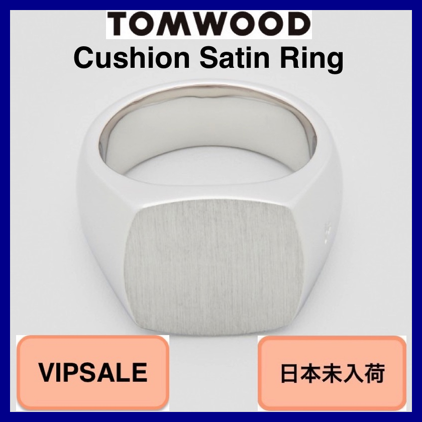 ■VIPSALE・日本未入荷■ Tom Wood Cushion Satin Ring シルバー