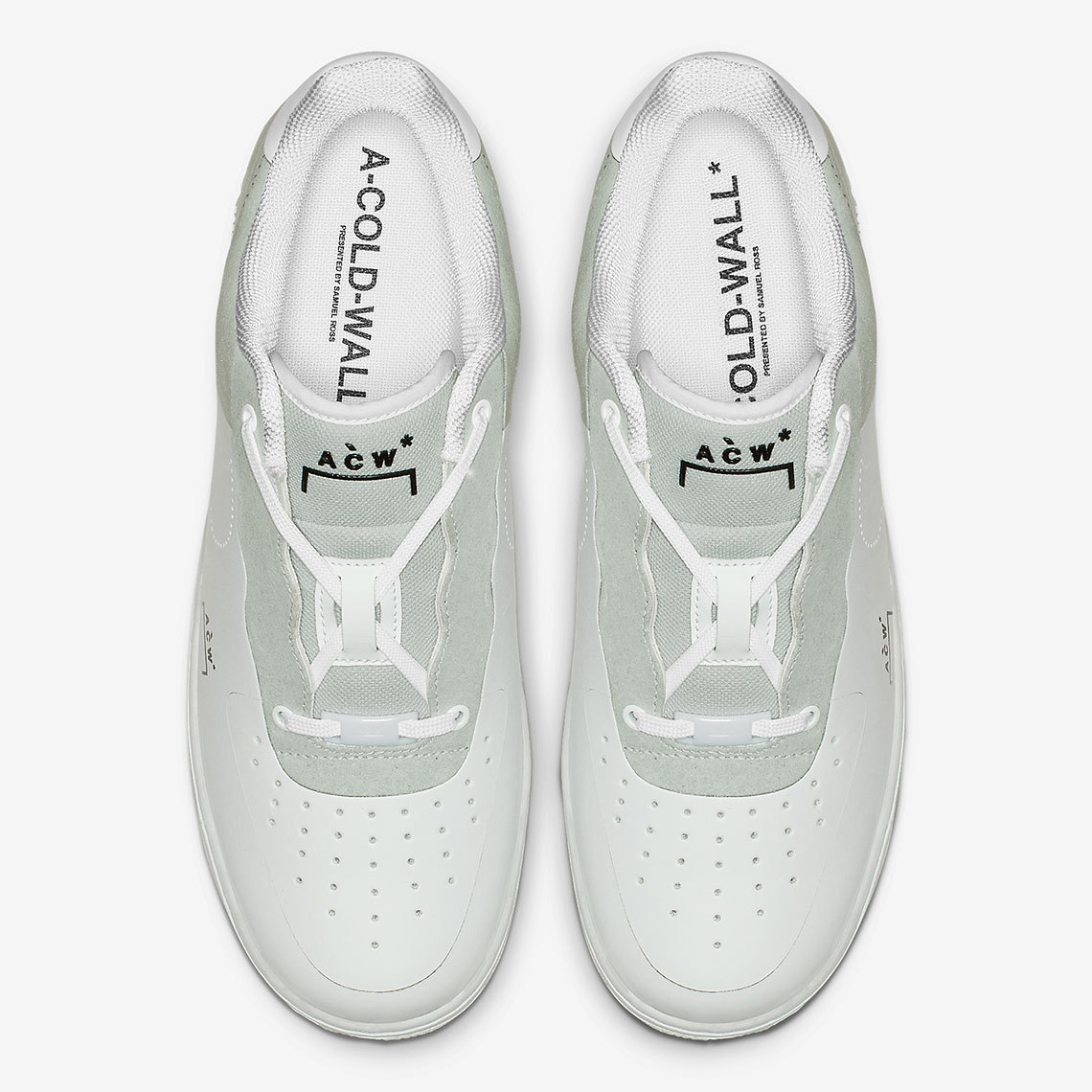 スニーカー A Cold Wall x Nike Air Force 1 Low \"White\" BQ6924-100 FW 18