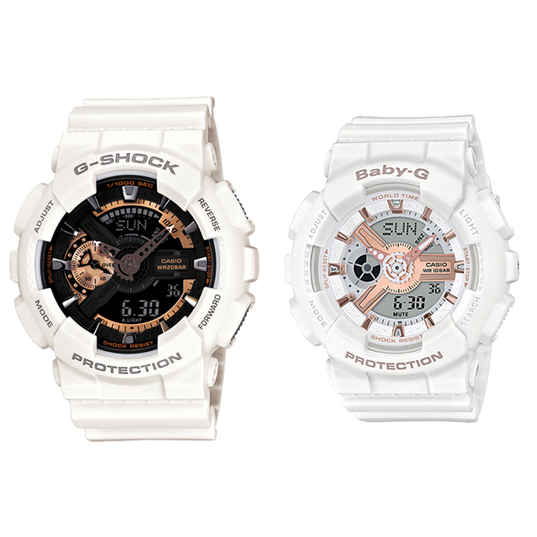 Gショック ベビーG ペア 時計 アナデジ GA-110RG-7ABA-110RG-7A