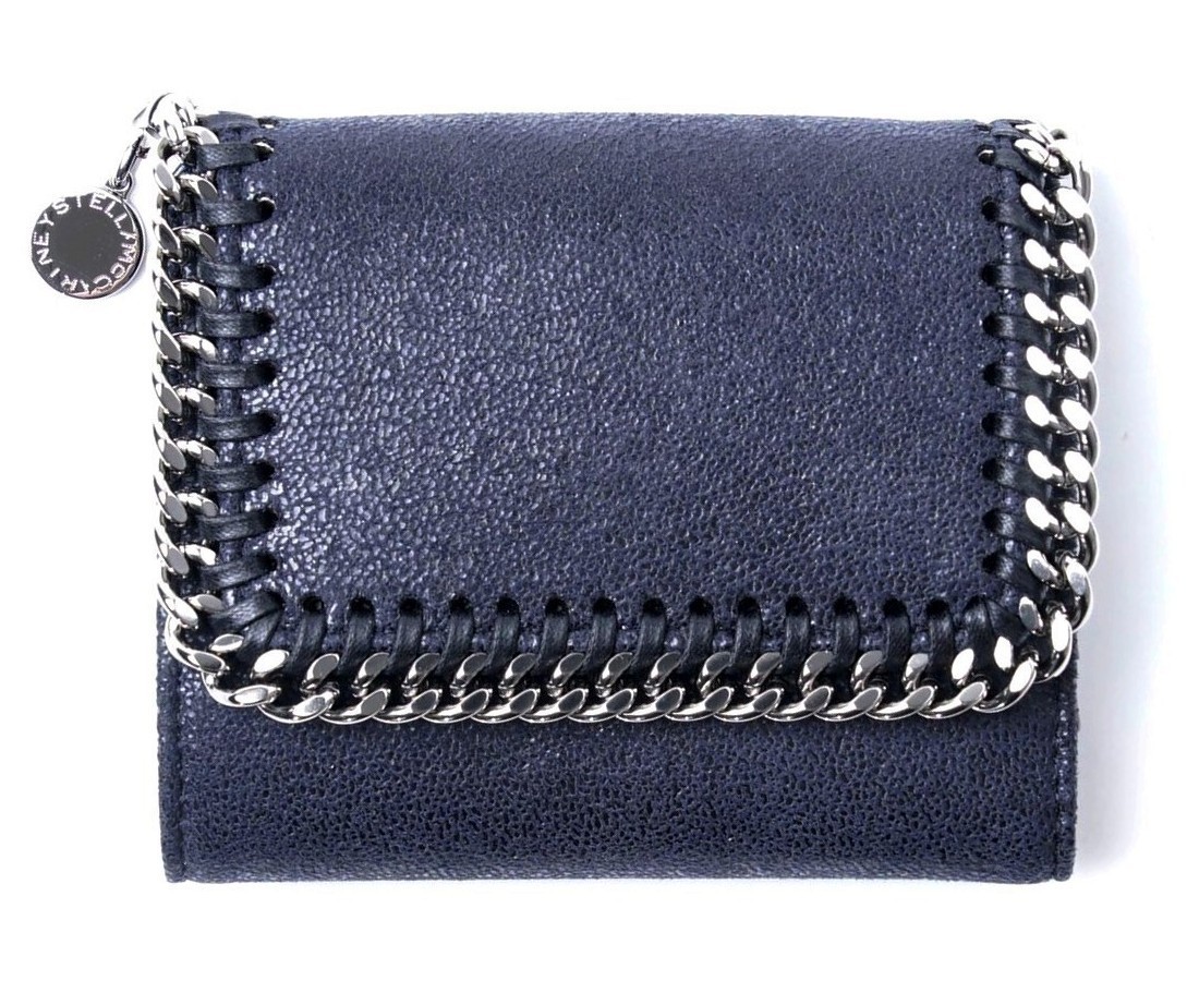 Stella McCartney 折りたたみ財布 ◆おススメ!関税・送料込◆チェーンデザイン 財布 /小銭入れ付(7)