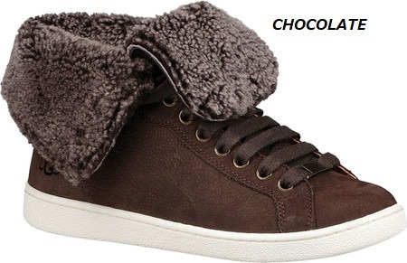 UGG スニーカー SALE【折り返し自由】UGGアグStarlynハイトップレザースニーカー(5)