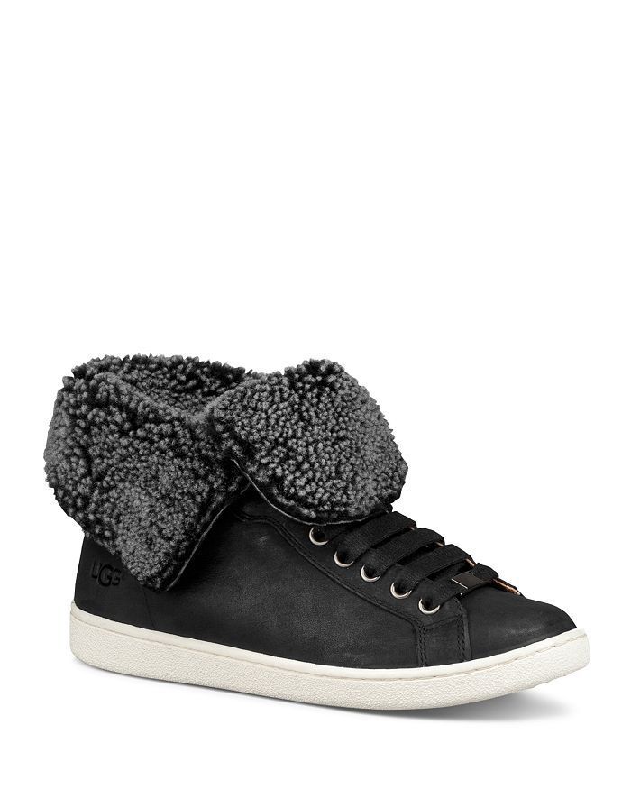 UGG スニーカー SALE【折り返し自由】UGGアグStarlynハイトップレザースニーカー(10)