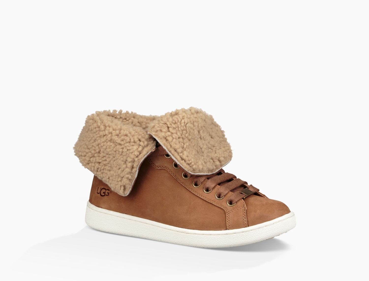 UGG スニーカー SALE【折り返し自由】UGGアグStarlynハイトップレザースニーカー(14)