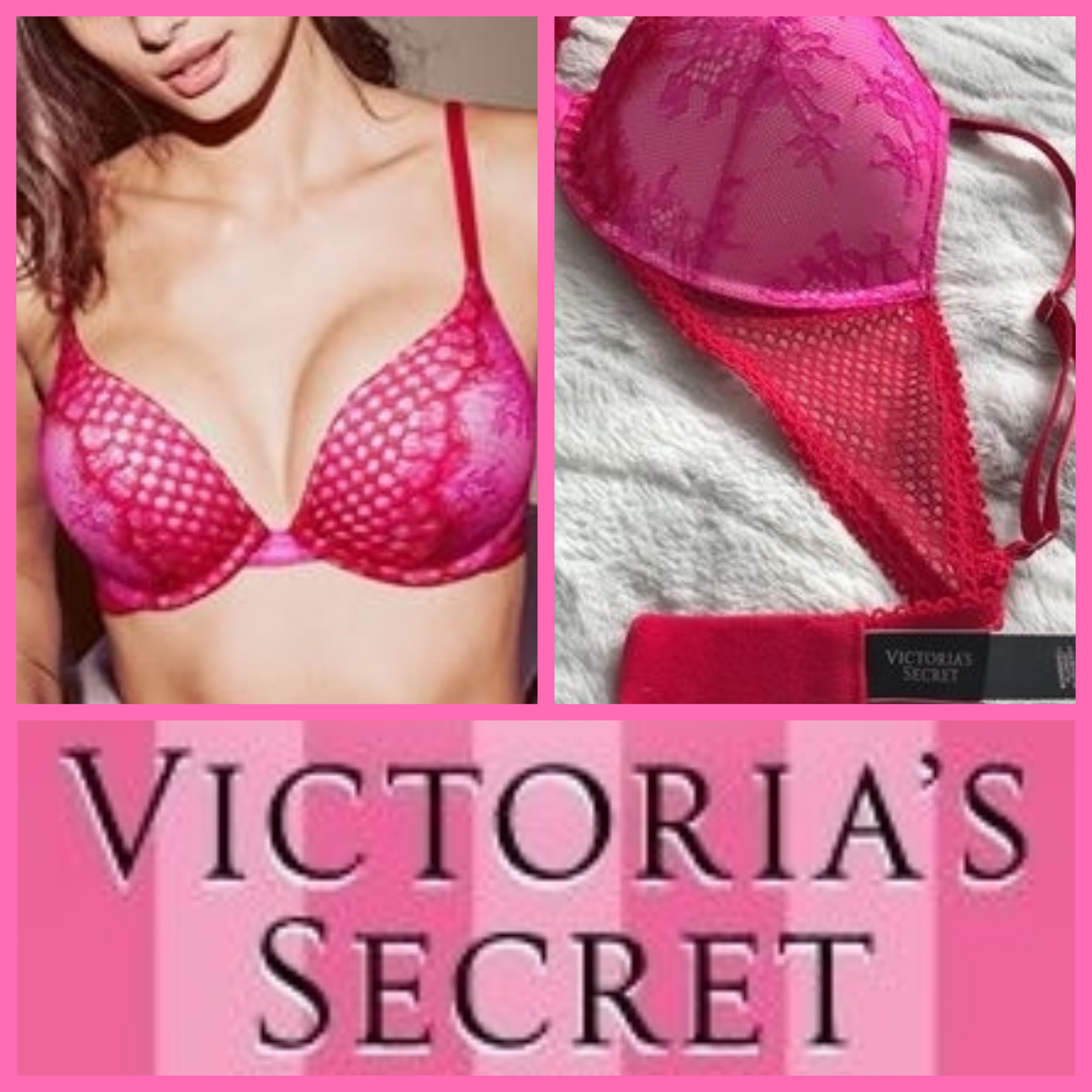 ＊綺麗に2カップ盛る＊VS限定品プッシュアップブラ♡B75