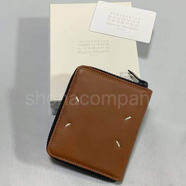 【関税込】▲Maison Margiela▼レザー ジップ 折りたたみ財布