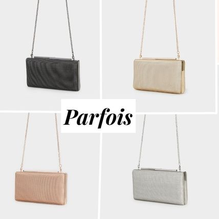 ポルトガルParfois★コーデ万能 大人のサテン パーティーバック PARFOIS(パルフォア) パーティーバッグ(レディース) - 海外通販