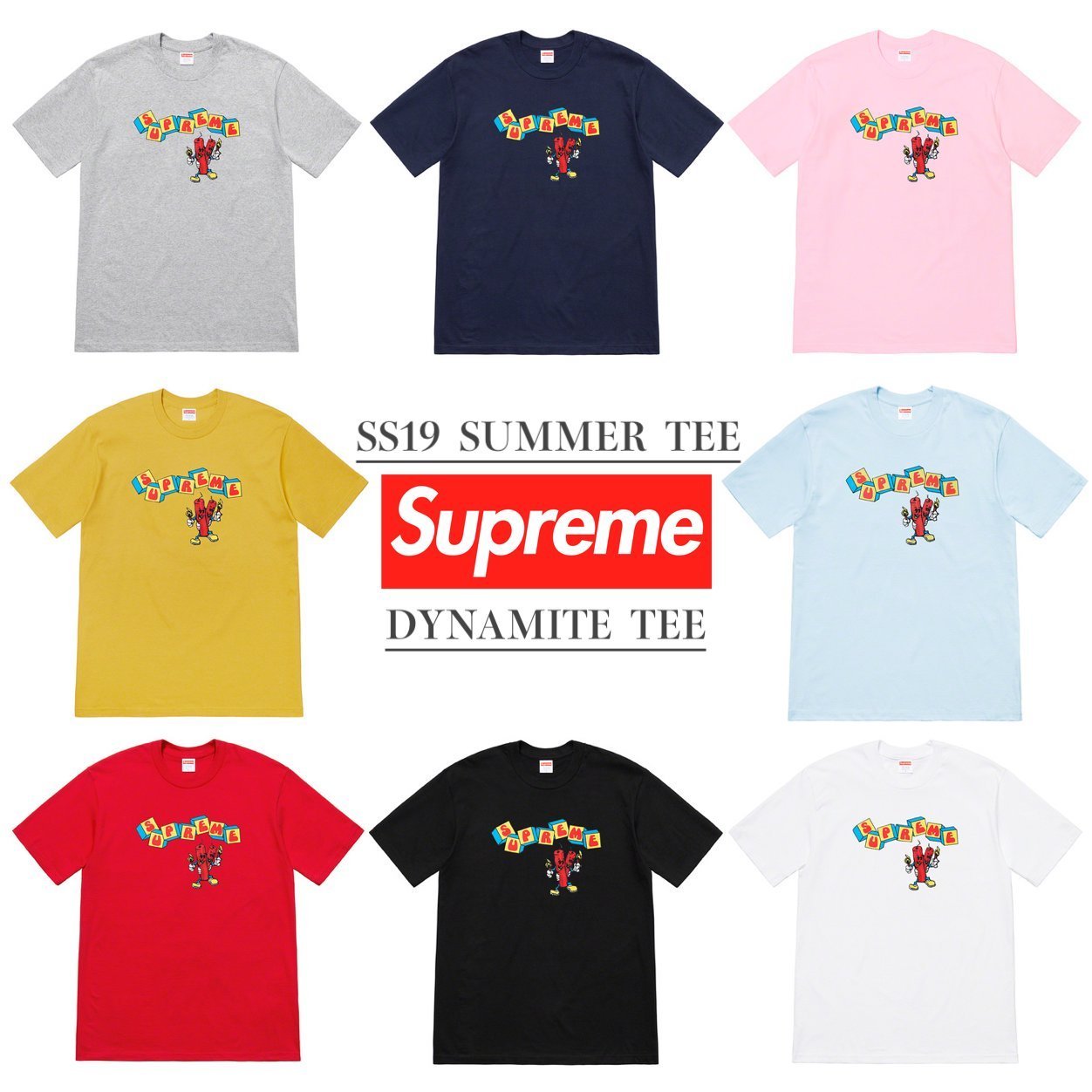 SS19 Supreme Dynamite Tee - シュプリーム Tシャツ