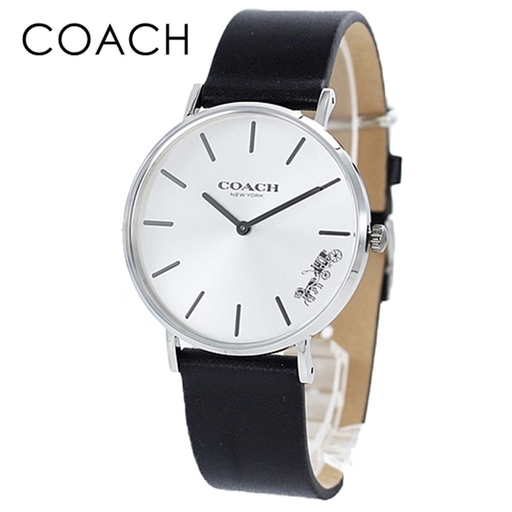 コーチ 腕時計 レディース ペリー ピンク レザー 14503258 (Coach