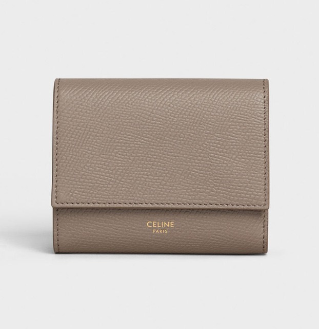 【CELINE】スモールトリフォールドウォレット(ぺブル) (CELINE ...