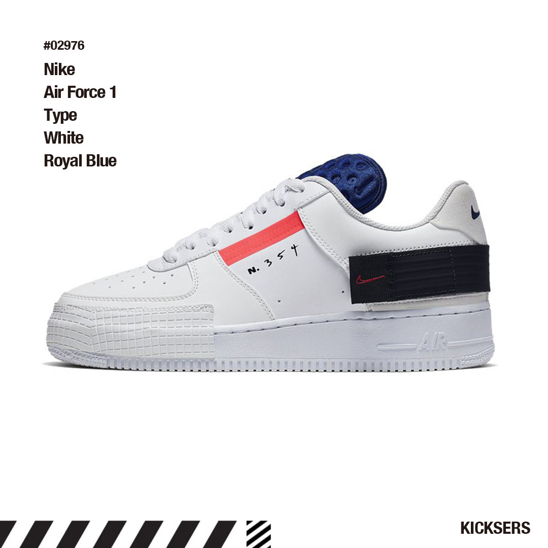 完売必至人気話題！Nike Air Force 1 Type White  Blue