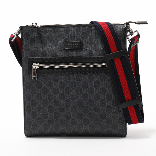 2019年新作 GUCCI GGスプリーム ショルダーバッグ GG BLACK