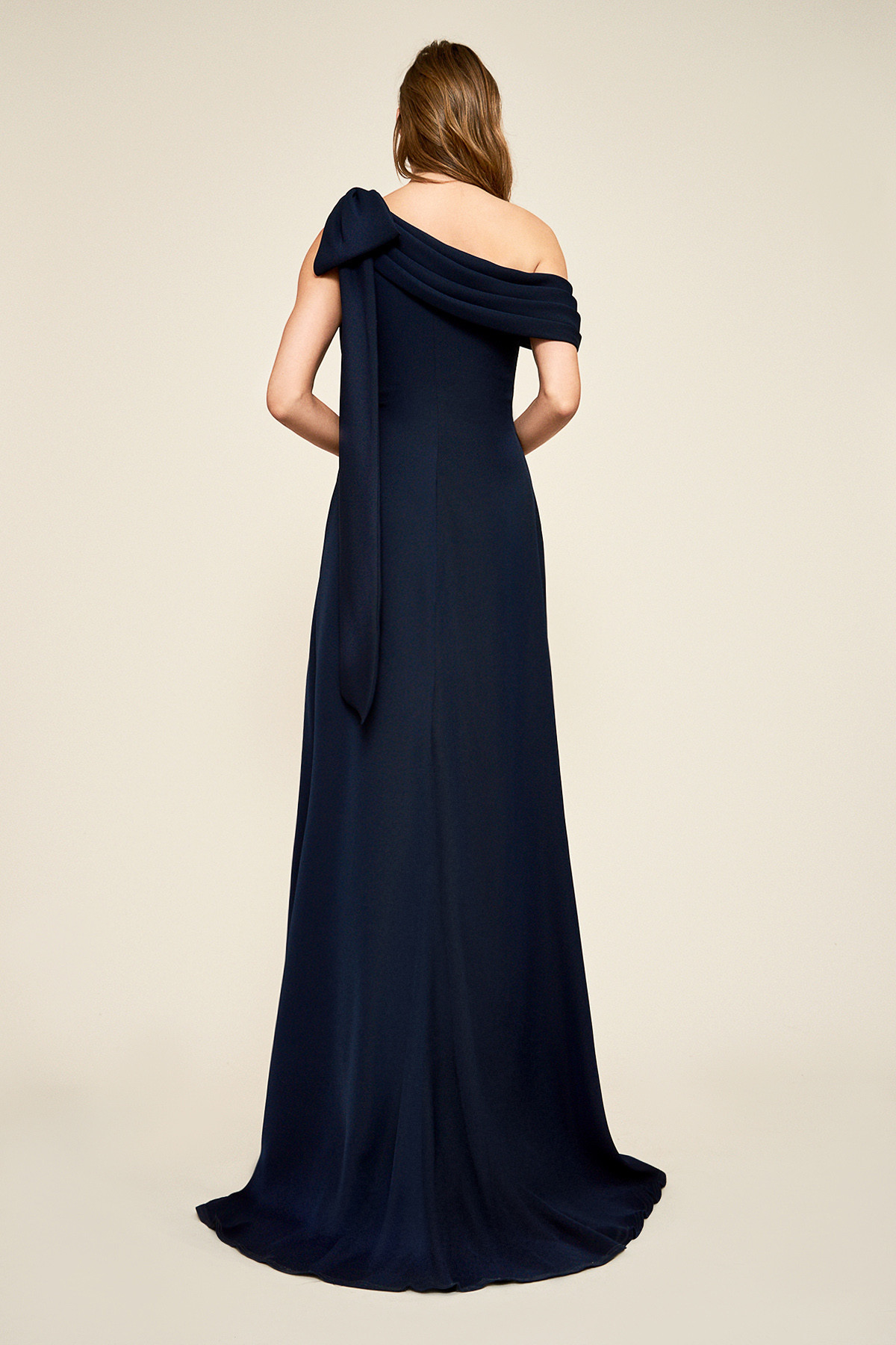 TADASHI SHOJI リボンショルダーイブニングドレスロングワンピース