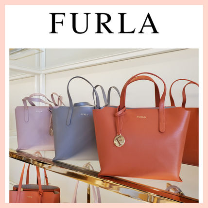 Furla Medium Sally Leather Tote on SALE