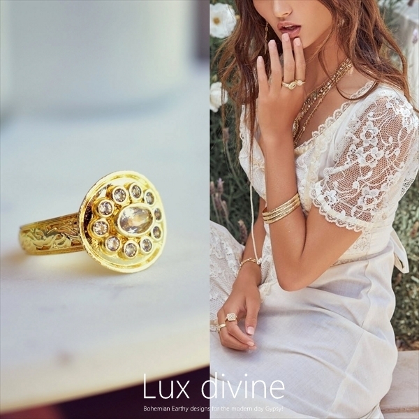 OPHELIA ステイトメント ゴールド リング ★Luxdivine★