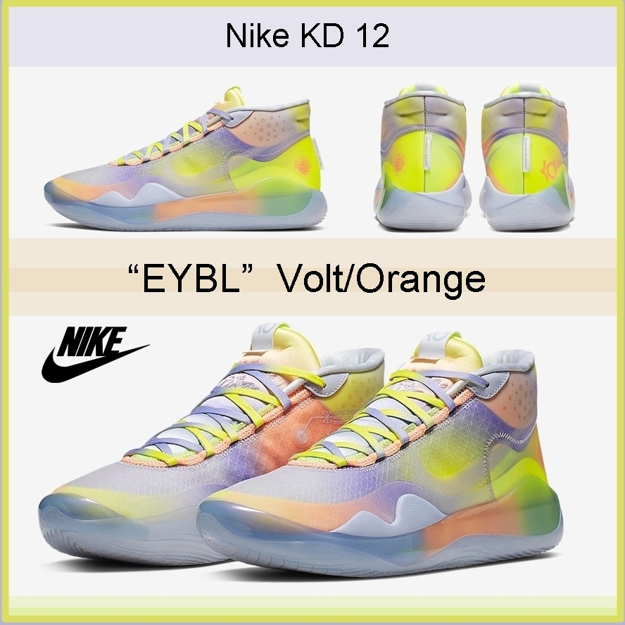 日本未入荷 Nike KD 12 “EYBL” 2019 Volt/Orange 送料無料