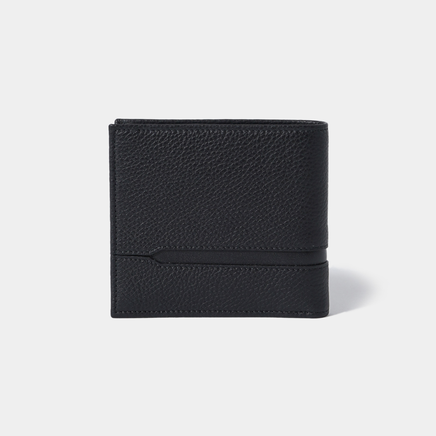 BVLGARI 36964 OCTO ブルガリ オクト 二折財布 レザー ブラック