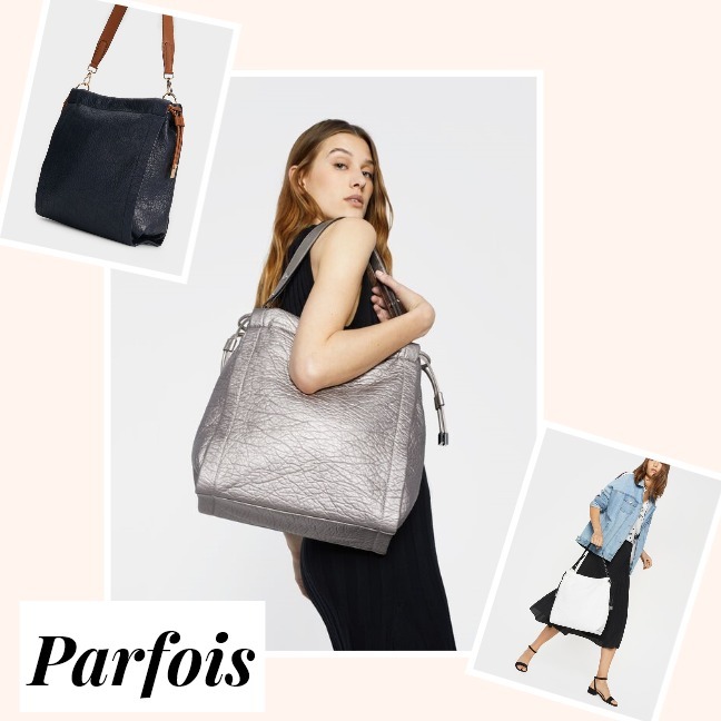 ポルトガルParfois★通勤通学に 収納たっぷりトート 2WAY★3色