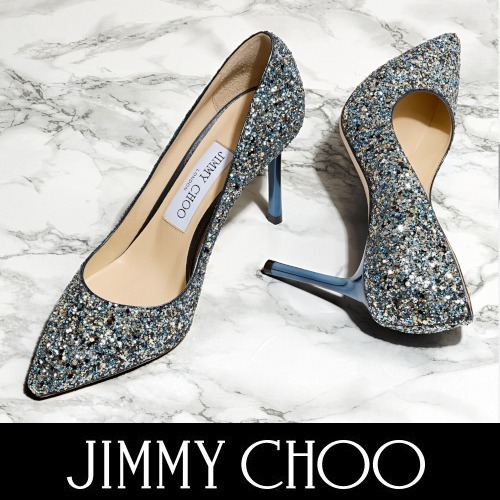 人気ブランドの JimmyChoo ROMY 85 パンプス グリッター 8.5cm ポインテッドトゥ パンプス 人気ブランドの JimmyChoo ROMY 85 パンプス グリッター 8.5cm ポインテッドトゥ パンプス
