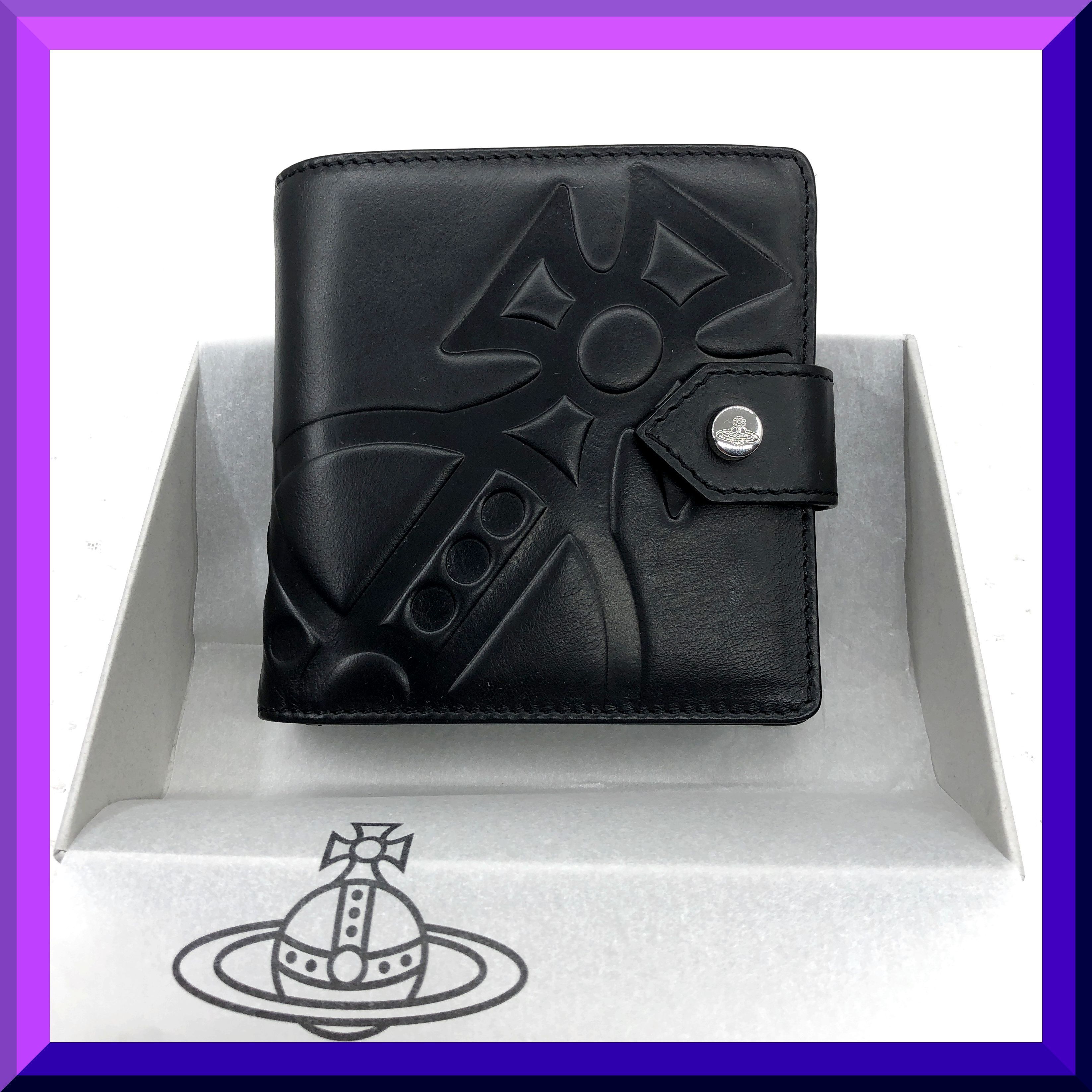 価格は安く 国内即発】Vivienne 折り財布☆BLACK FLAP Westwood☆CHESTER 小物