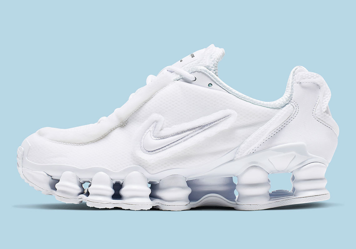 スニーカー Nike Shox TL x CDG Comme des Garcons \"White\" WMNS 2019 SS 19