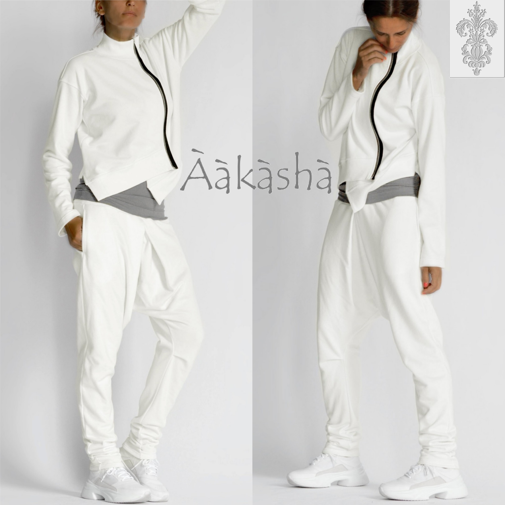 日本未入荷【Aakasha ルーズカジュアル サルエルパンツ】送料込