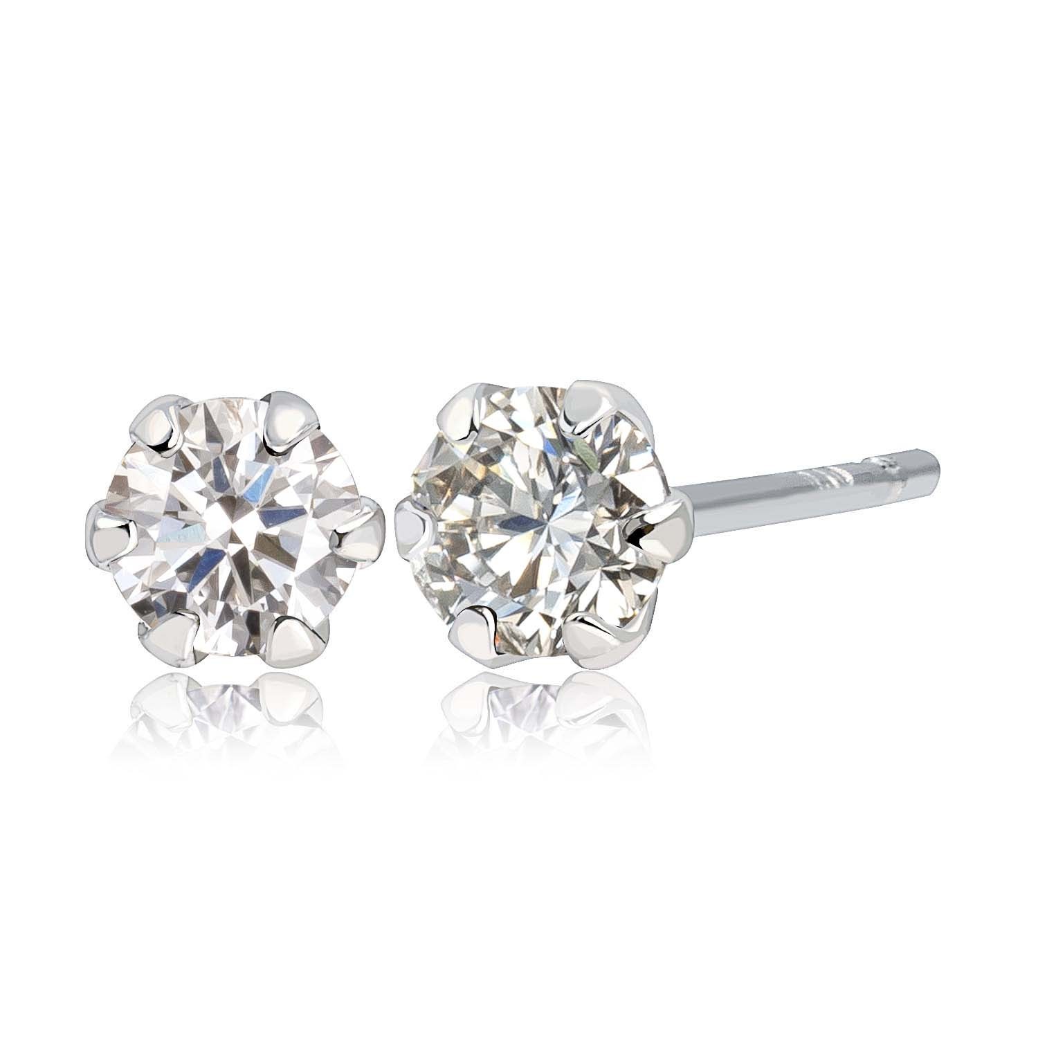 LARA Christie ダイヤモンド 0.2ct プラチナ ピアス lp71-0003