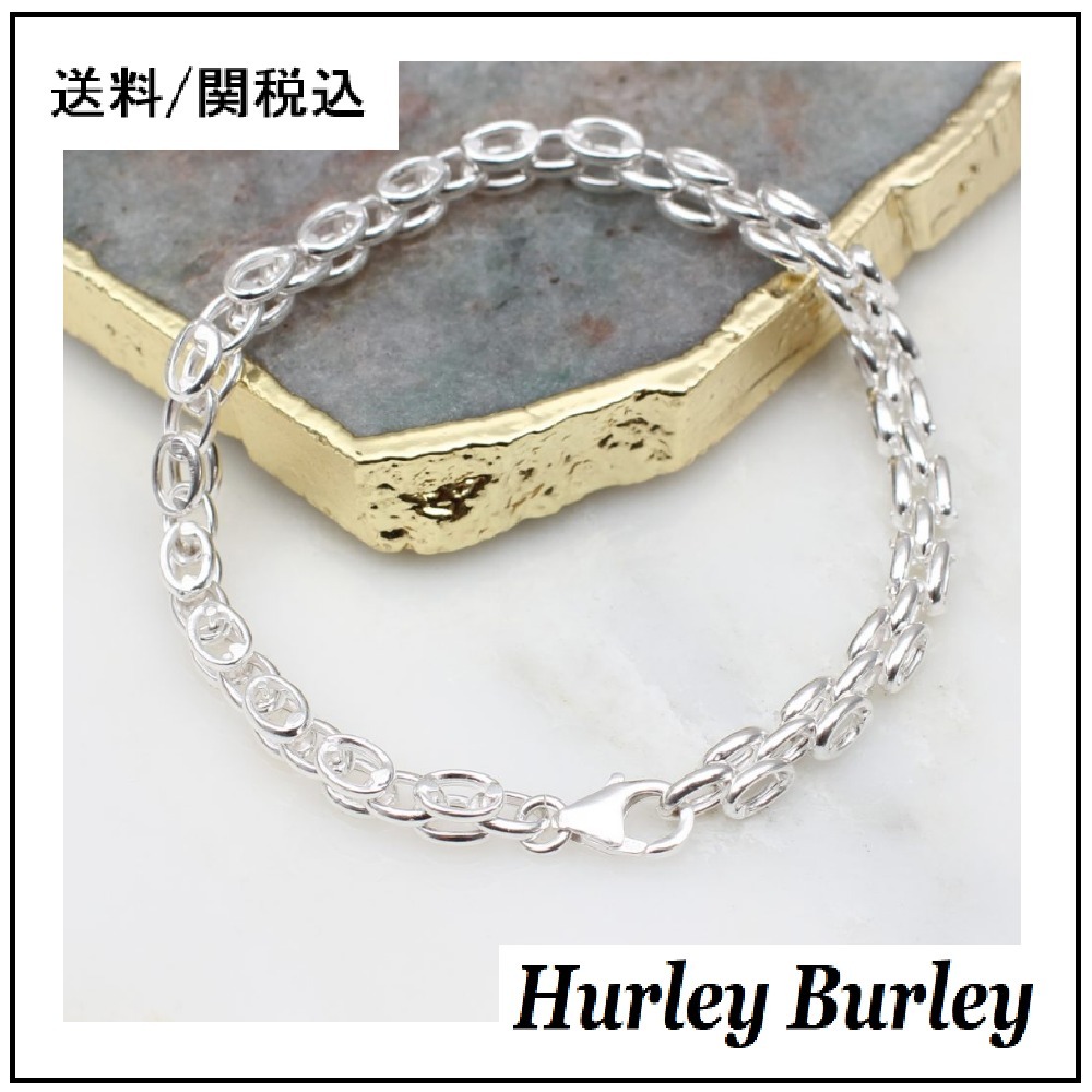 【HURLEY BURLEY】贈り物に！ユニセックス シルバー ブレス ♪
