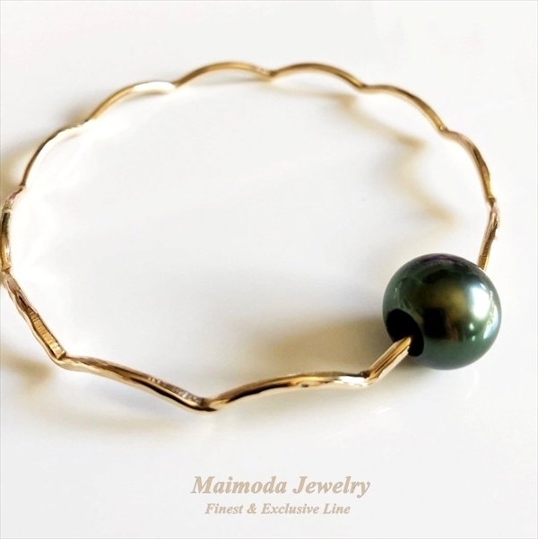 タヒチアンパール バングル☆Maimoda Jewelry☆ハワイ