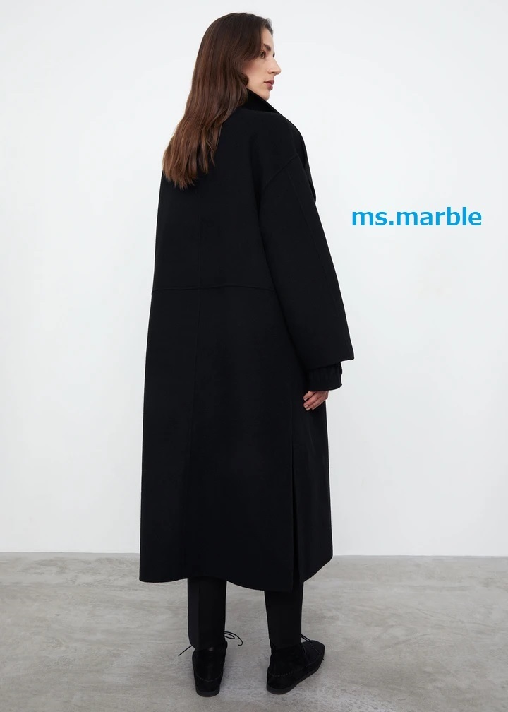 国内発| TOTEME Annecy ウールカシミアコート Black 国内発| TOTEME Annecy ウールカシミアコート Black (toteme