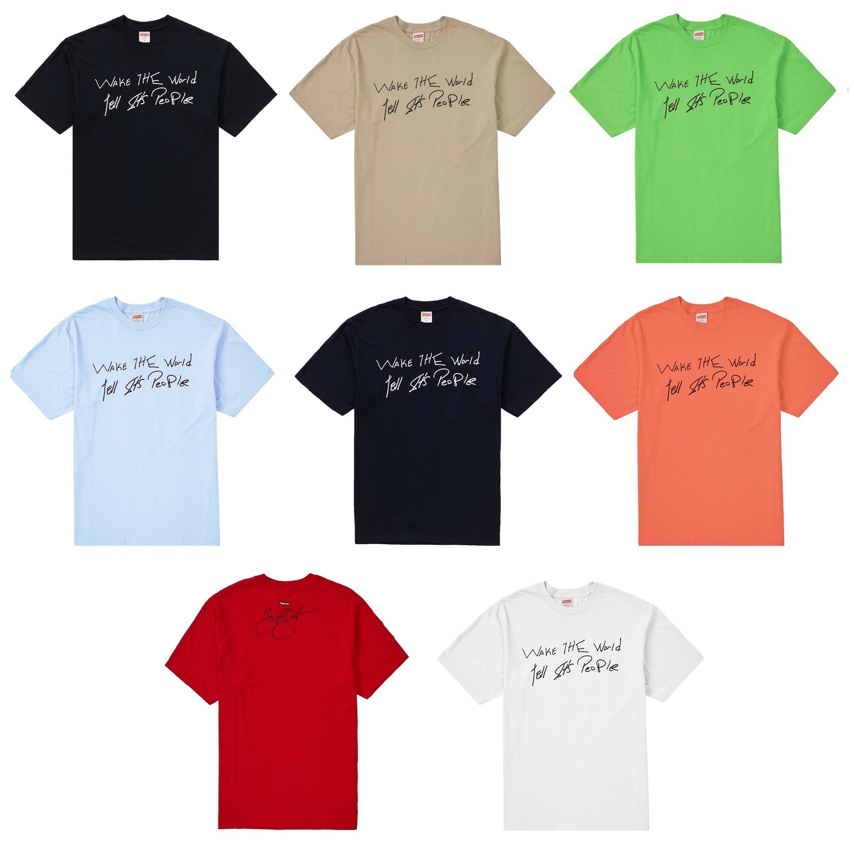 SUPREME シュプリーム★Buju Banton メッセージTシャツ