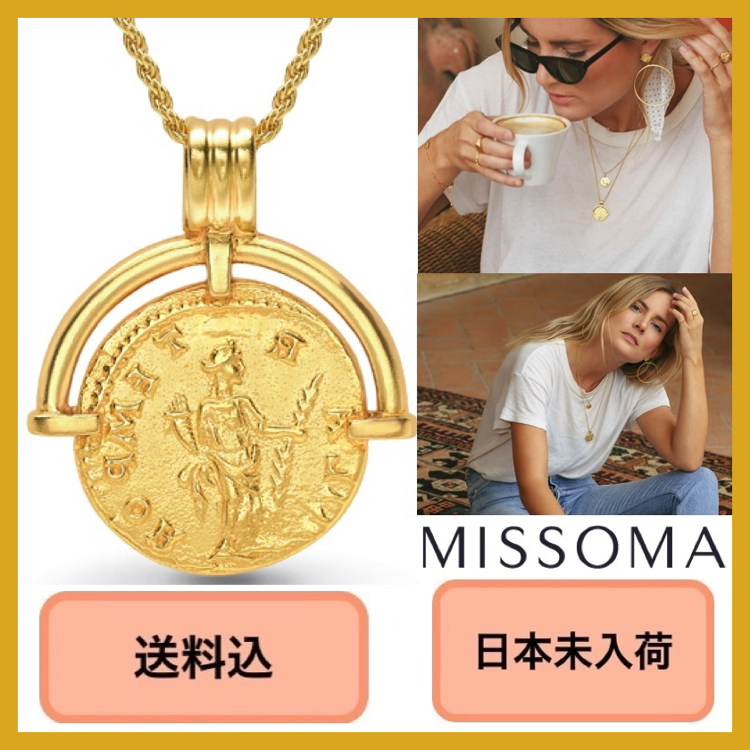 ■送料込■ MISSOMA 18kゴールド アークコイン ネックレス